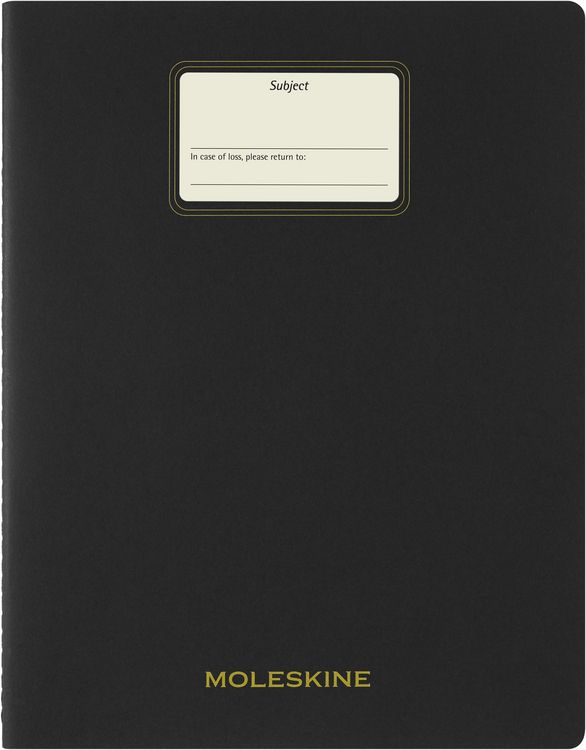 Produktbild: Moleskine Student Cahier, XXL, blanko, Kartoneinband, Schwarz