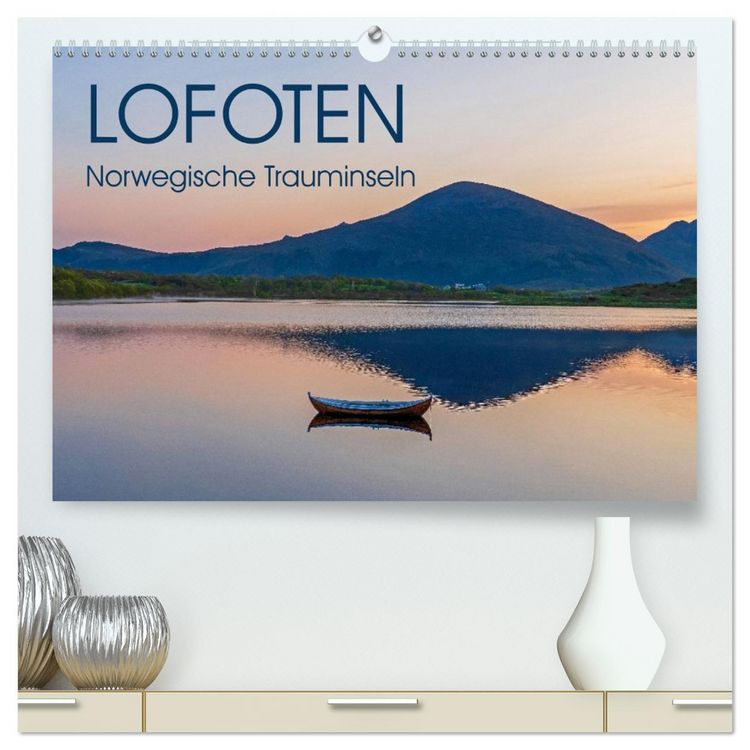 Produktbild: Lofoten - Norwegische Trauminseln (hochwertiger Premium Wandkalender 2026 DIN A2 quer), Kunstdruck in Hochglanz