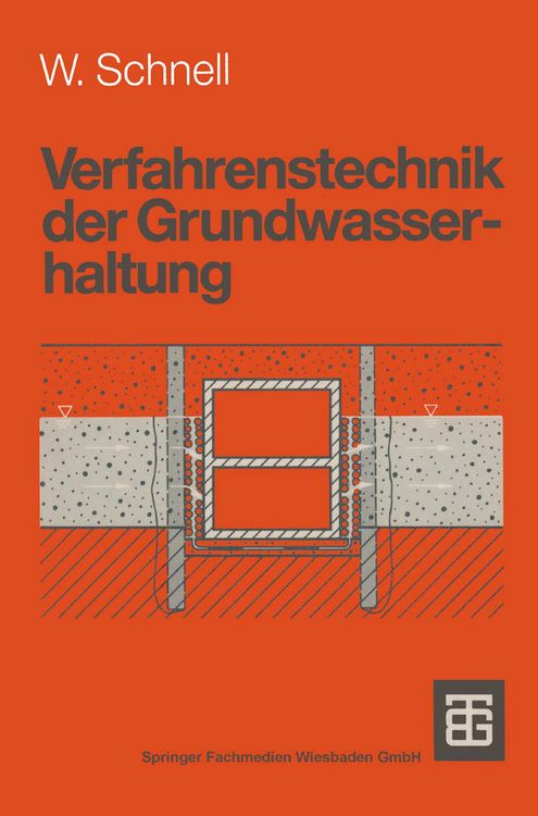 Produktbild: Verfahrenstechnik der Grundwasserhaltung