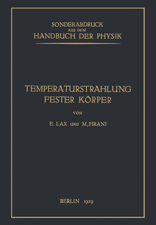 Produktbild: Temperaturstrahlung fester K&ouml;rper