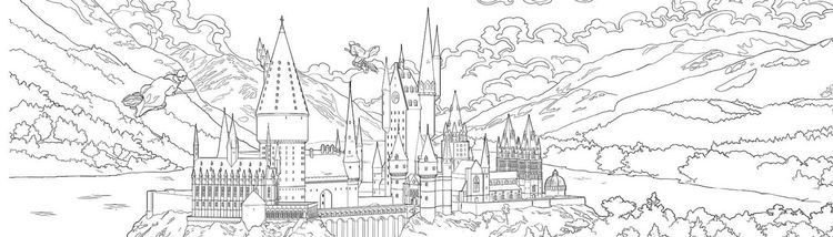 Produktbild: Aus den Filmen zu Harry Potter: Glow-in-the-Dark Malbuch