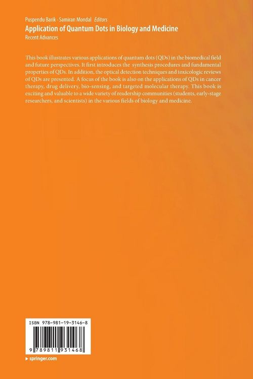 Produktbild: Application of Quantum Dots in Biology and Medicine