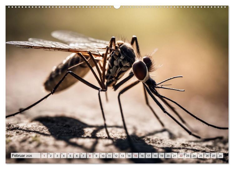 Produktbild: Filigrane Insekten (hochwertiger Premium Wandkalender 2026 DIN A2 quer), Kunstdruck in Hochglanz