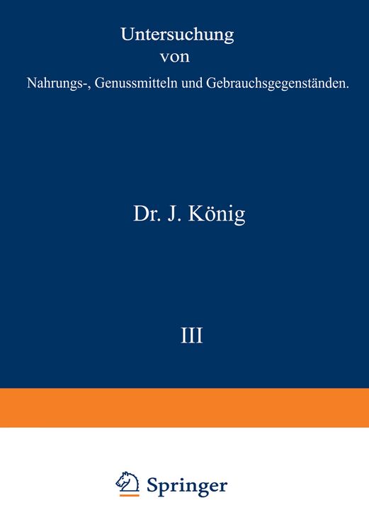 Produktbild: Untersuchung von Nahrungs-, Genussmitteln und Gebrauchsgegenst&auml;nden
