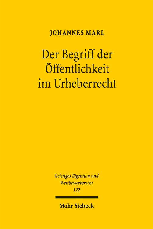 Produktbild: Der Begriff der &Ouml;ffentlichkeit im Urheberrecht
