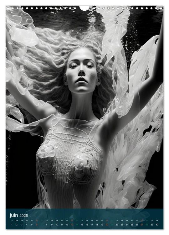 Produktbild: Femmes Aquatiques (Calendrier mural 2026 DIN A3 horizontal), CALVENDO calendrier mensuel