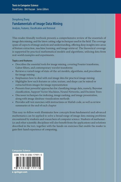 Produktbild: Fundamentals of Image Data Mining