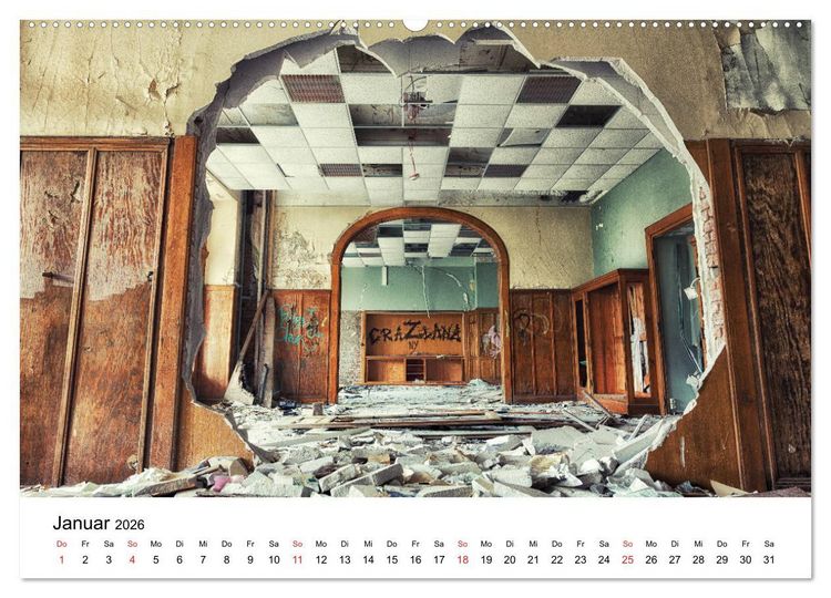 Produktbild: END OF DAY Der letzte von uns Kalender 2026 (Wandkalender 2026 DIN A2 quer), CALVENDO Monatskalender