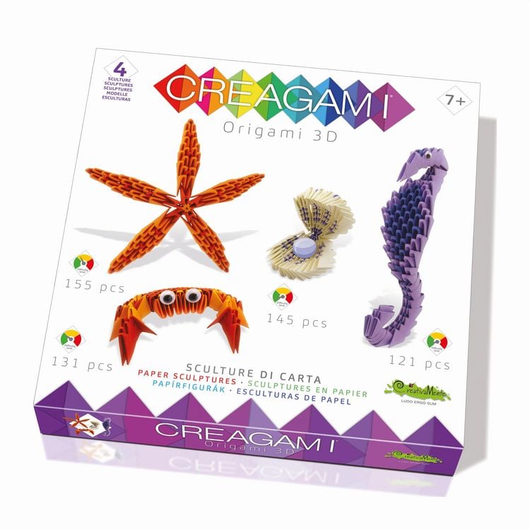 Produktbild: CREAGAMI - Origami 3D 4er Set Meer 552 Teile
