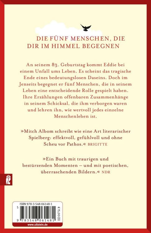 Produktbild: Die f&uuml;nf Menschen, die dir im Himmel begegnen