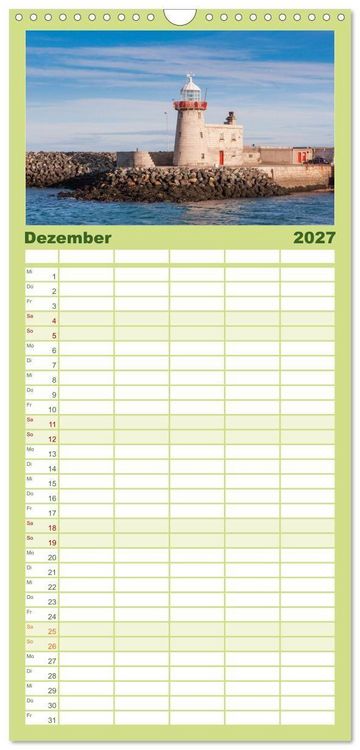 Produktbild: Familienplaner 2027 - Irland. Wild Atlantic Views. mit 5 Spalten (Wandkalender, 21 x 45 cm) CALVENDO