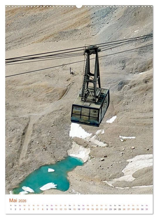 Produktbild: Gl&uuml;cksgef&uuml;hle auf dem Berg - Highlight Zugspitze (Wandkalender 2026 DIN A2 hoch), CALVENDO Monatskalender