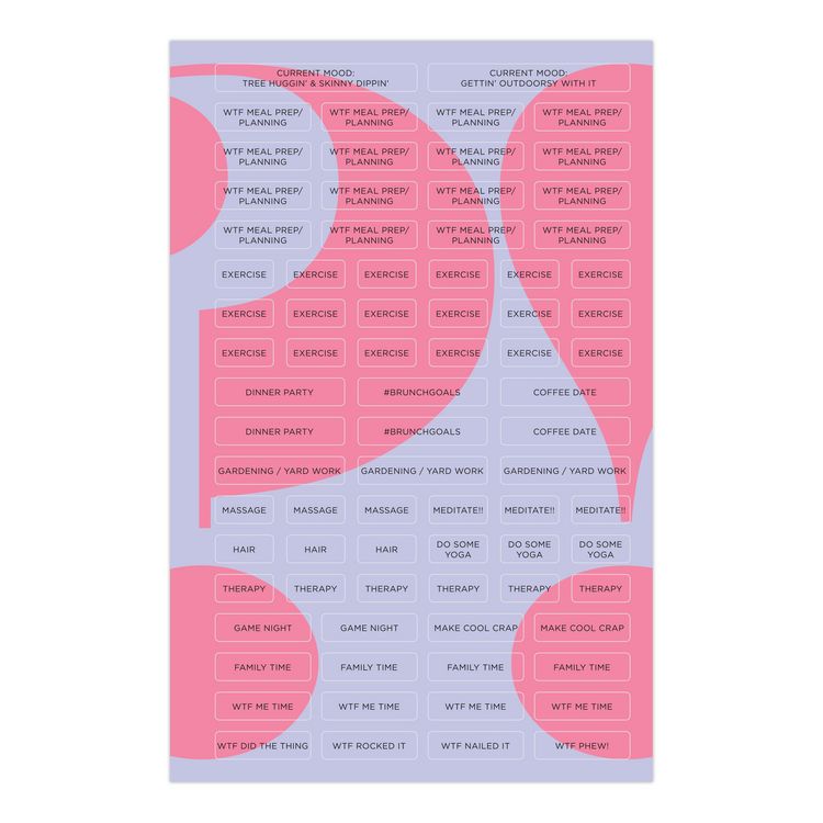 Produktbild: Wtf Undated Planner and Weekly Agenda Notebook