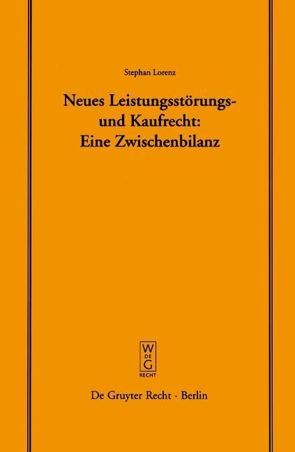 Produktbild: Neues Leistungsst&ouml;rungs- und Kaufrecht