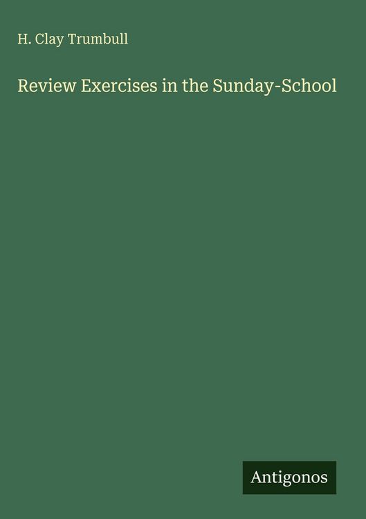 Produktbild: Review Exercises in the Sunday-School