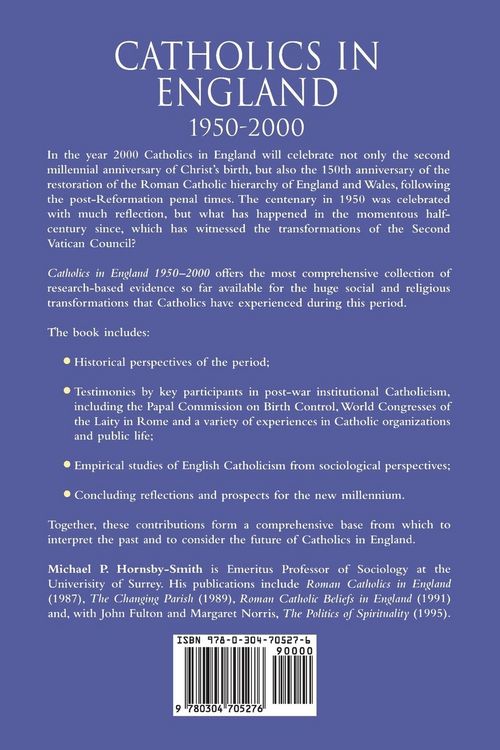Produktbild: Catholics in England 1950-2000