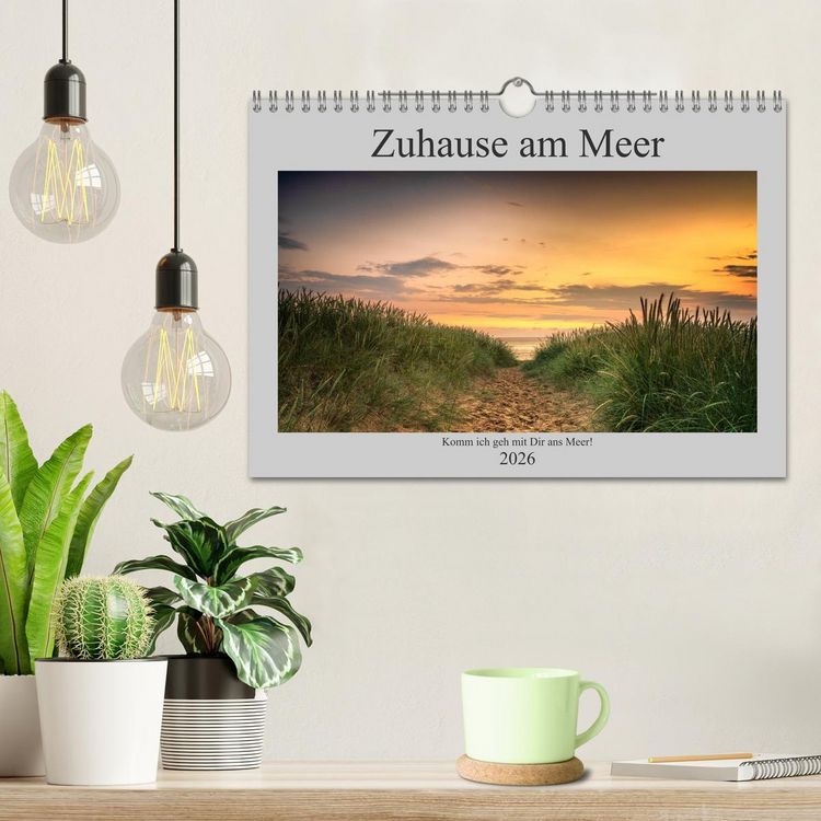 Produktbild: Zuhause am Meer (Wandkalender 2026 DIN A4 quer), CALVENDO Monatskalender