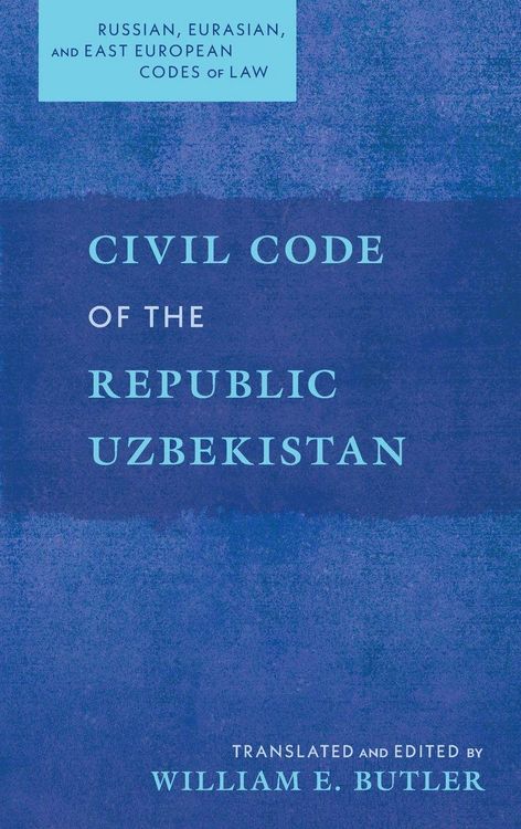 Produktbild: Civil Code of the Republic Uzbekistan