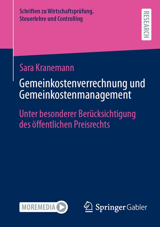 Produktbild: Gemeinkostenverrechnung und Gemeinkostenmanagement