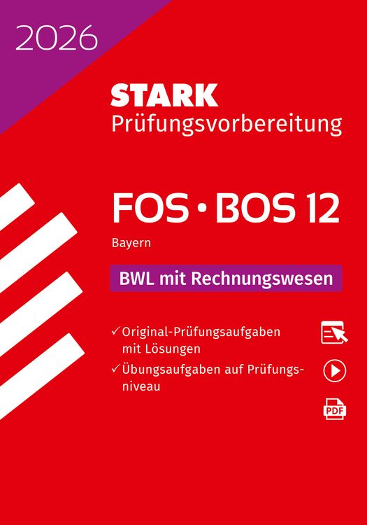 Bild vom Artikel STARK BWL mit Rechnungswesen 12. Klasse - Abitur FOS/BOS 2026 Bayern - Prüfungsvorbereitung vom Autor 