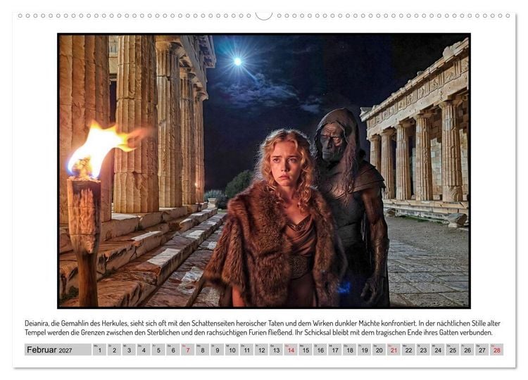 Produktbild: G&ouml;tter, Helden und Emotionen im Kinosaal (hochwertiger Premium Wandkalender 2027 DIN A2 quer), Kunstdruck in Hochglanz