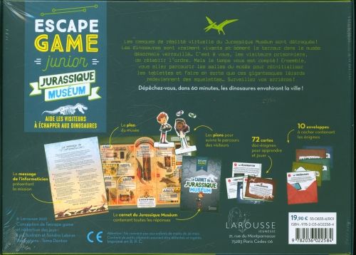 Produktbild: Jurassic museum : escape game junior