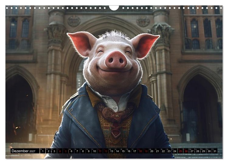 Produktbild: Tiere im Alltag (Wandkalender 2027 DIN A3 quer), CALVENDO Monatskalender