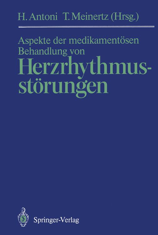 Produktbild: Aspekte der medikament&ouml;sen Behandlung von Herzrhythmusst&ouml;rungen