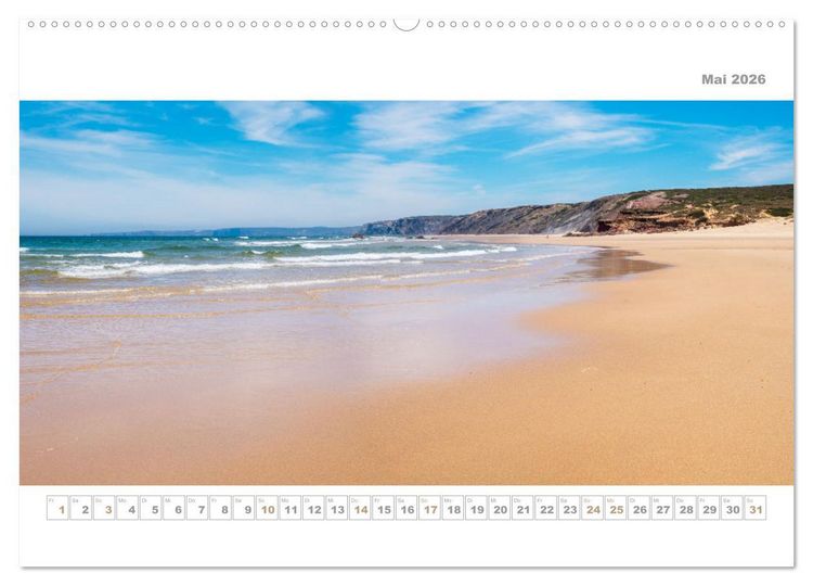 Produktbild: Portugal - Traumk&uuml;ste Costa Vicentina und Lagos (Wandkalender 2026 DIN A2 quer), CALVENDO Monatskalender