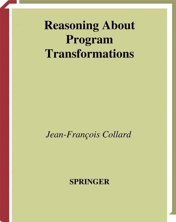Produktbild: Reasoning About Program Transformations