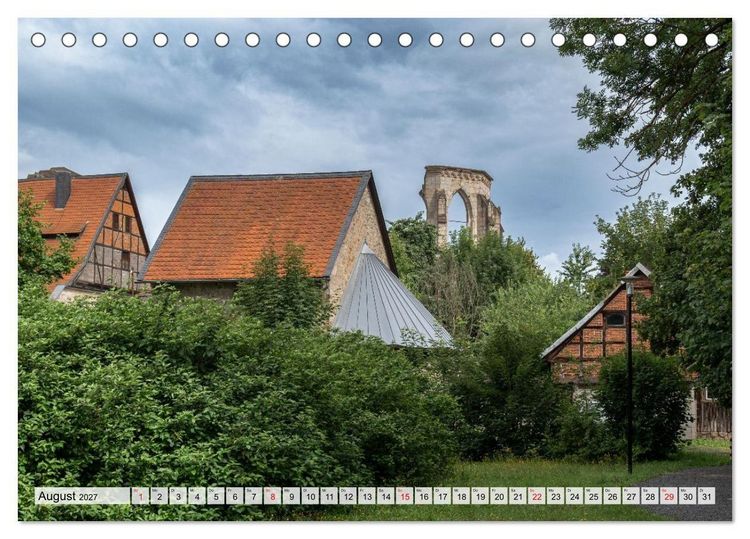 Produktbild: Klosterwelten - Zisterzienser im Harz (Tischkalender 2027 DIN A5 quer), CALVENDO Monatskalender