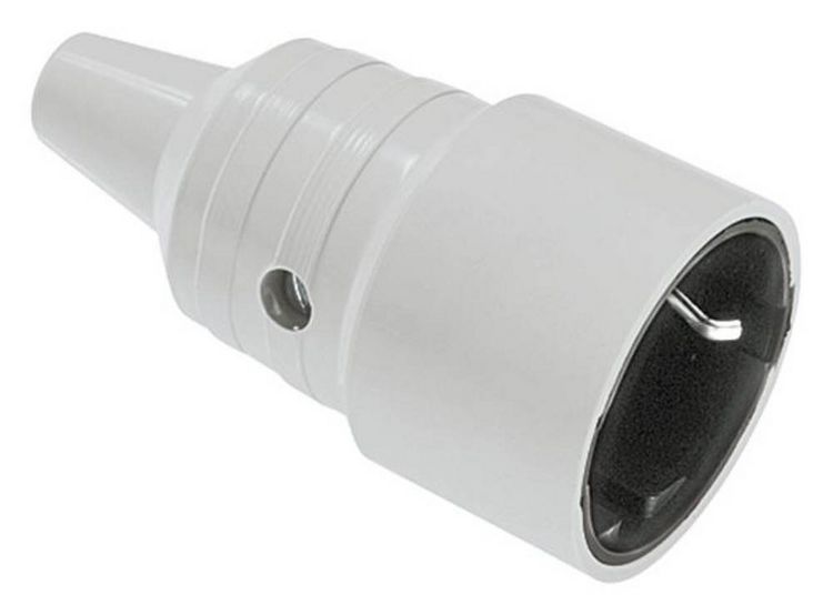 Produktbild: Bachmann 912.971 Schutzkontaktkupplung Kunststoff 250 V Grau IP20