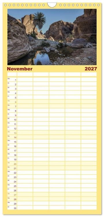 Produktbild: Familienplaner 2027 - Marokko, ein lebendiges Mosaik voller Farben. mit 5 Spalten (Wandkalender, 21 x 45 cm) CALVENDO