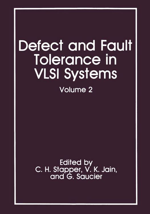 Produktbild: Defect and Fault Tolerance in VLSI Systems