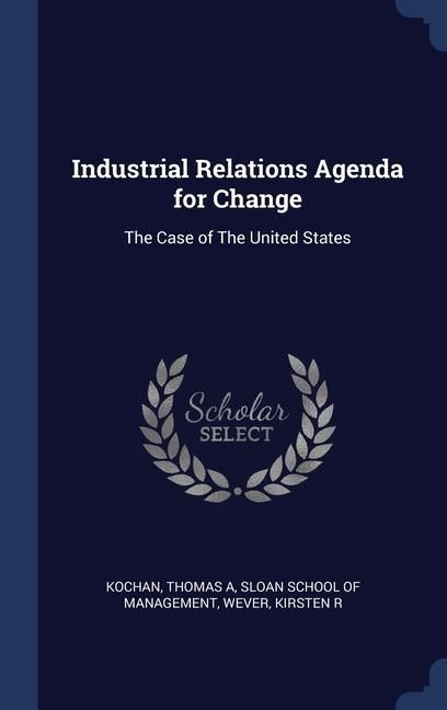 Produktbild: Industrial Relations Agenda for Change