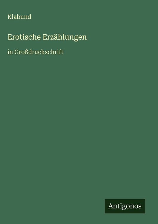 Produktbild: Erotische Erz&auml;hlungen