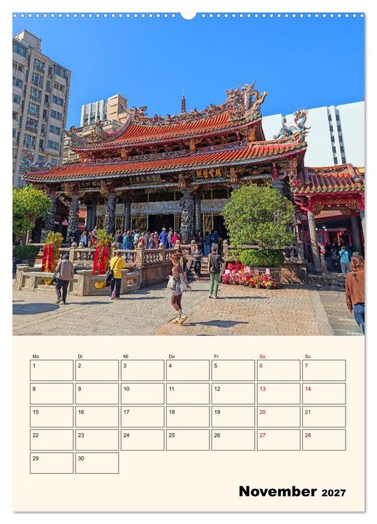 Produktbild: Taipeh &ndash; Stadt der Kontraste (hochwertiger Premium Wandkalender 2027 DIN A2 hoch), Kunstdruck in Hochglanz