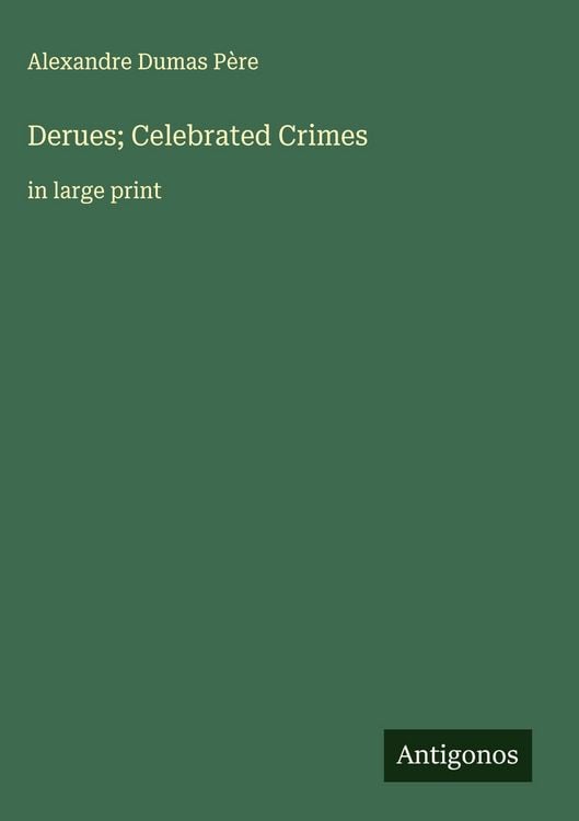 Produktbild: Derues; Celebrated Crimes