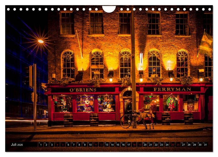 Produktbild: Dublin (Wandkalender 2026 DIN A4 quer), CALVENDO Monatskalender
