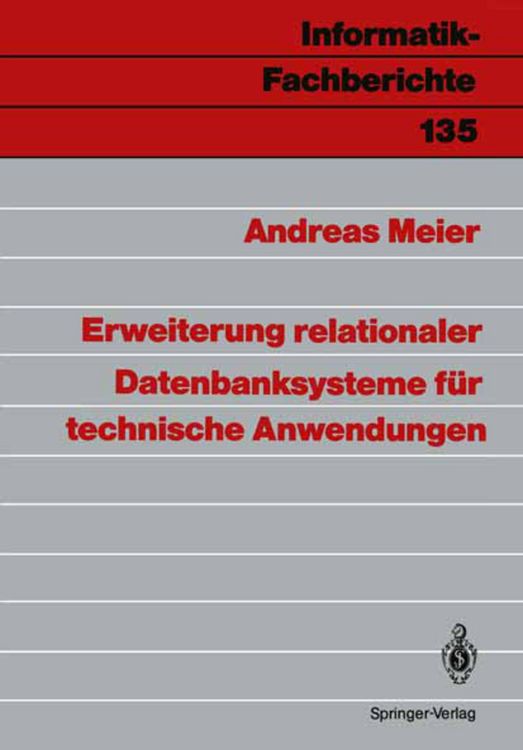 Produktbild: Erweiterung relationaler Datenbanksysteme f&uuml;r technische Anwendungen