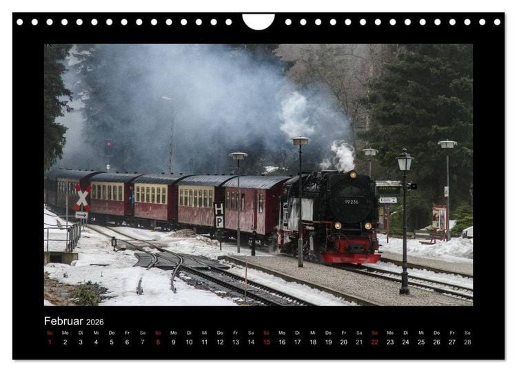 Produktbild: Dampferlebnis im Harz (Wandkalender 2026 DIN A4 quer), CALVENDO Monatskalender