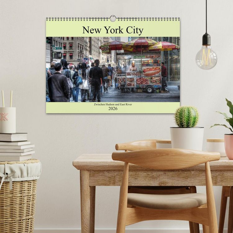 Produktbild: New York City - Zwischen Hudson und East River (Wandkalender 2026 DIN A3 quer), CALVENDO Monatskalender
