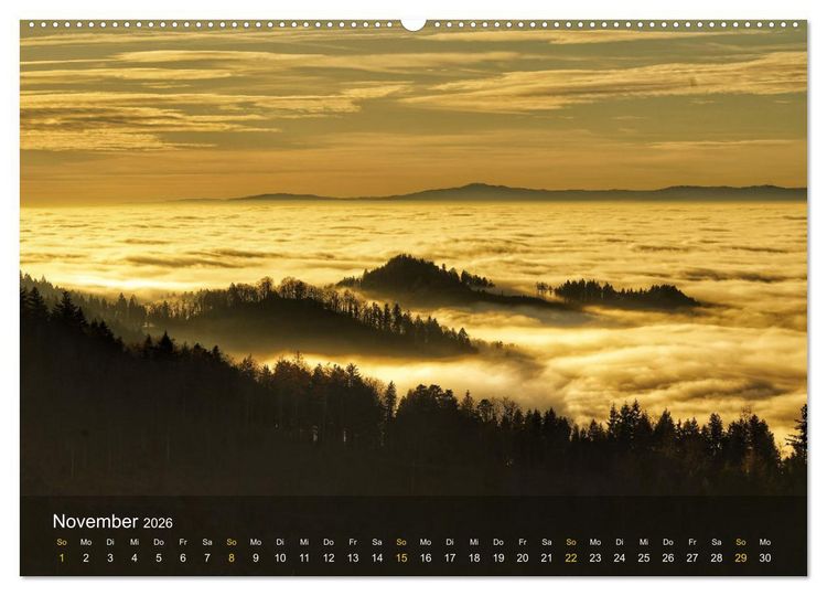 Produktbild: Faszination Schwarzwald (hochwertiger Premium Wandkalender 2026 DIN A2 quer), Kunstdruck in Hochglanz