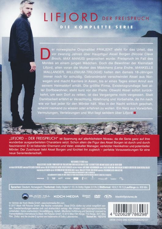 Produktbild: Lifjord - Der Freispruch - Staffel 1 + 2 [5 DVDs]