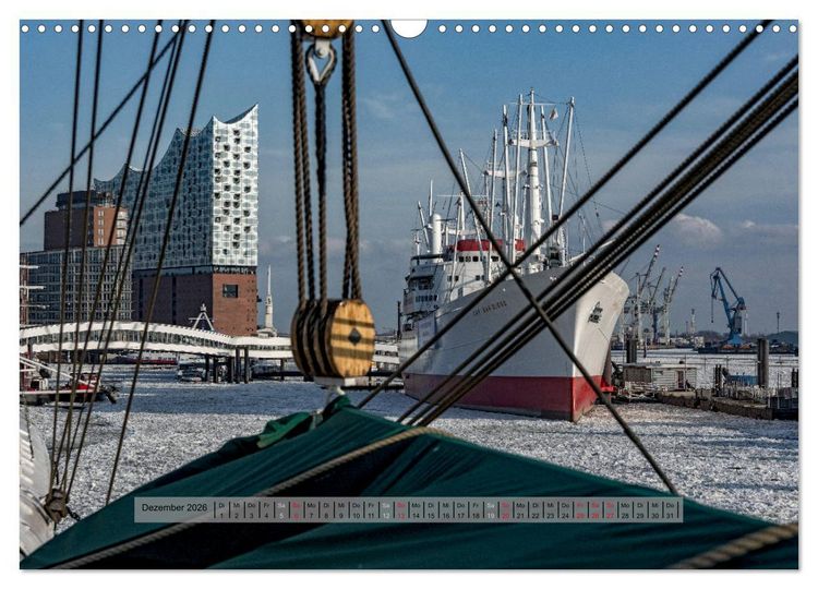 Produktbild: Auch das ist der Hamburger Hafen (Wandkalender 2026 DIN A3 quer), CALVENDO Monatskalender