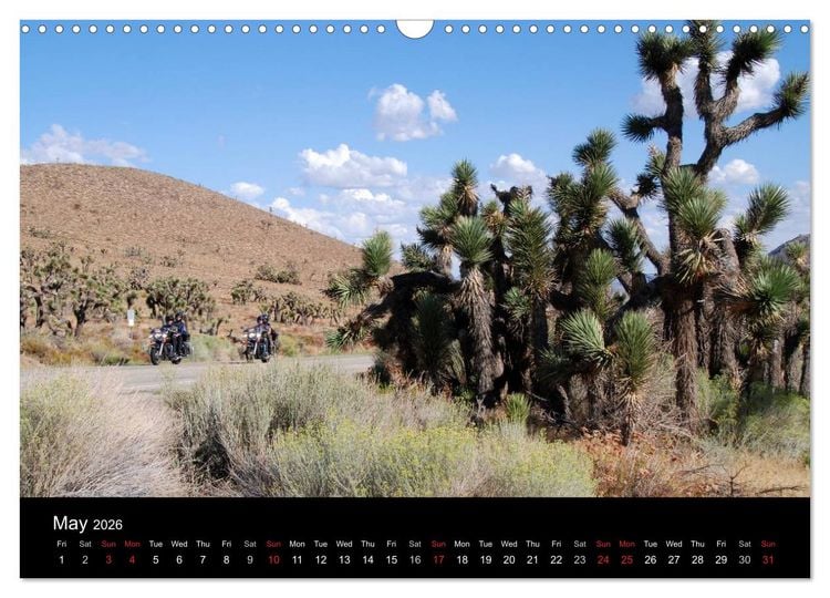 Produktbild: Riding the Wild West - America's Backroads by Motorcycle (Wall Calendar 2026 DIN A3 landscape), CALVENDO 12 Month Wall Calendar