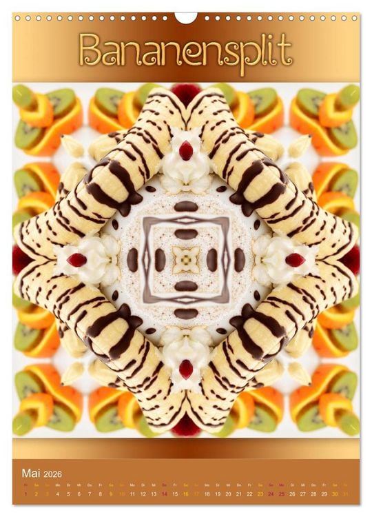 Produktbild: Kulinarische Mandalas (Wandkalender 2026 DIN A3 hoch), CALVENDO Monatskalender