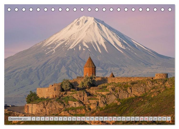 Produktbild: Steine Des Glaubens: Heiliges Armenien (Tischkalender 2027 DIN A5 quer), CALVENDO Monatskalender