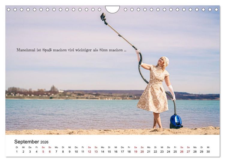 Produktbild: RAUSGEPUTZT UND GLATTGESPIEGELT (Wandkalender 2026 DIN A4 quer), CALVENDO Monatskalender