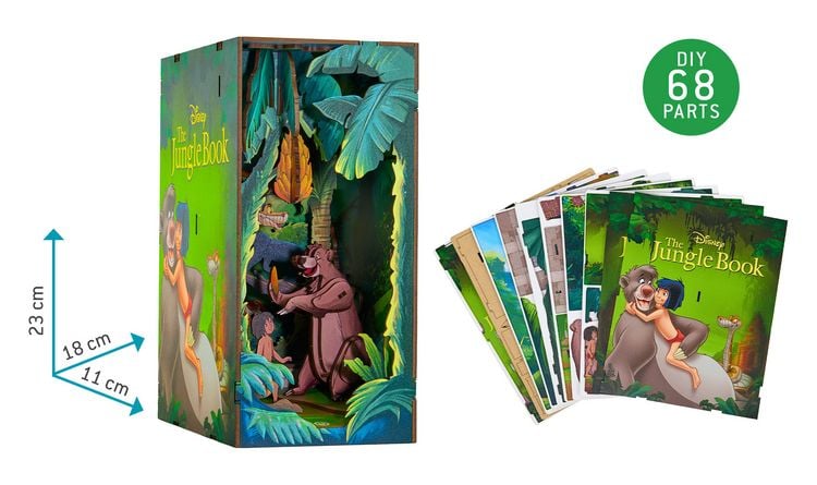 Produktbild: Book Nook DIY B&uuml;cherecke Disney Das Dschungelbuch